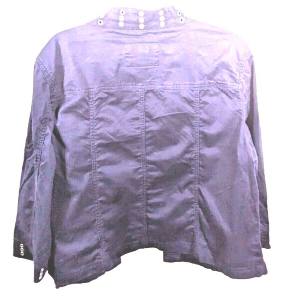 AMI women's open jacket with embellishments XL blk preowned - Picture 4 of 5